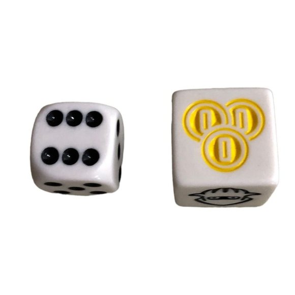 Monopoly Gamer Replacement Parts 2 Pieces Mario Kart Dice - Picture 6 of 9